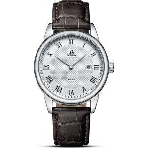 Montre Homme Montre &Agrave; Quartz Analogique &Eacute;tanche Montre De Poignet D&eacute;contract&eacute;e Pour Hommes Avec Date Chiffres Romains Bracelet En Cuir.[J557] - Neuf