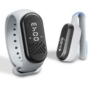 KALANKA-Petit haut-parleur Bluetooth portable, à clipser, deux façons de le porter, sans fil avec son HD basse, étanche IPX5, idéal pour les voyages, le sport et l'extérieur, gris - Neuf