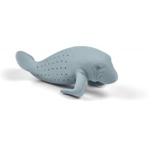 Théière en silicone Manatee théière Passoire créative en silicone dauphin sachets de thé passoire à thé - Neuf