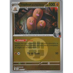 Carte Pok&eacute;mon Triopikeur De La Team Rocket - 101/217 - Reverse - H&eacute;ros Transcendants - Neuf
