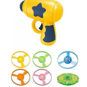 Drôle en plastique jeu soucoupe volante chat aller chercher jouet disque volant soucoupe lanceurs - Neuf