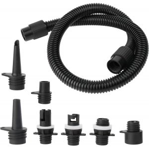 Wqd-Adaptateur De Pompe Sup, Adaptateur De Kayak, Tuyau Gonflage Spa Intex, Adaptateur Gonfleur Paddle, Adaptateur De Pompe Gonflable, Avec 7 Buse De Valve D'air, Pour Paddle,Kayak,D&eacute;riveur - Neuf