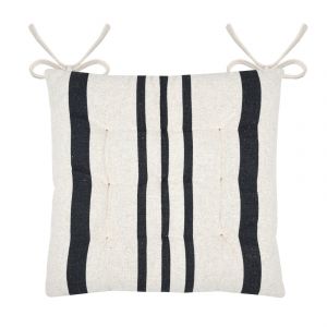 Galette De Chaise &Agrave; Rayures - Neuf