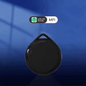 Mini Traqueur Gps Pour Sacs Et Bagages,Airtag,Bluetooth,Key Finder,Apple Find My Network,Ios Only Smart Tag Tracker- Black-D6118 - Neuf