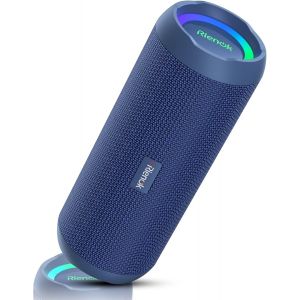 Enceinte Portable Bluetooth aux Basses Renforc&eacute;es, 30H, Bluetooth 5.3, 30W Enceinte Puissante, IPX7, AUX, TF Carte, pour F&ecirc;tes/Voyage/Ext&eacute;rieur, Bleu - Neuf