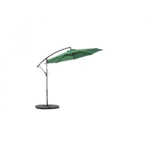 Parasol Ext&eacute;rieur Rectangulaire Double Face De 4,5 M Avec Manivelle (Vert Fonc&eacute;). (Sans Pied) - Neuf