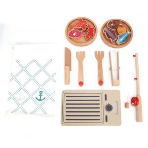Jeu De Peche Magnetique En Bois Multifonction Pour Enfants, Jouets Educatifs - Neuf