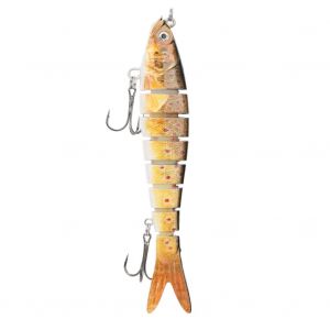 Leurres De Peche Leurres De Peche A Nage Multi-Articules Leurres De Peche A L'achigan A Enfoncement Lent (13,5 Cm/27 G) 3# - Neuf
