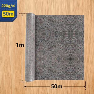 2x 50m B&acirc;che De Peinture 220 G/M&sup2; Non-Tiss&eacute; De Peintre Toile Protection Peintre Non-Tiss&eacute; De Protection Pour Peintres - Neuf