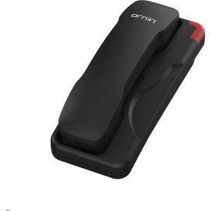 T108 Trimline T&eacute;l&eacute;phone Filaire Avec Cl&eacute; Sos, Montage Mural, H&ocirc;tel Et Maison (Noir) - Neuf