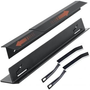 JEXNOVASHOP-Lot de 2 Plan De Travail Cuisine Inoxydable, Joint Plan De Travail Cuisine Forme De T, Longueur R&eacute;glable De 35 cm &agrave; 69 cm Joints Entre Le Dessus De La Cuisini&egrave;re,Le Four,La Machine &agrave; Lave - Neuf