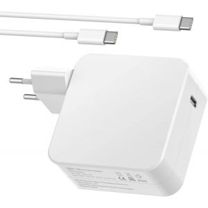 Chargeur USB C 96 W pour Mac Book Pro pour Mac Book Pro 13"" 15"" 16""/Mac Book Pro Air 13"" 2020/2019/2018, iPad Pro, iPhone 11, Compatible avec USB C 96 W et 87 W et 65 W et 45 W et 30 W Charge rapide - Neuf