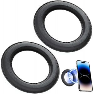 KALANKA-Lot de Anneaux Magn&eacute;tiques avec MagSafe, Support Mural T&eacute;l&eacute;phone Universel Compatible iPhone 12 13 14 15 Plus Pro Max, Adh&eacute;sif Puissant 3M, Aimant N52H Haute Stabilit&eacute; pour Cuisine Bureau Voi - Neuf