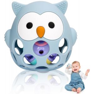 Tdrfl-Jouet Bebe 6 Mois,Jouet Eveil Bebe,Jouet Bebe 1 An Jeux Montessori Bebe Eveil 0-6 Mois,Jeux Bebe Hochet Sensorielle 0 3 6 9 12 Mois - Neuf