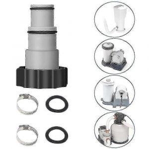 2pcs adaptateurs de tuyau de pompe de piscine filetés pour piscines intex et aru - Neuf