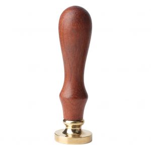 Tampon de cire a cacheter pour invitation de mariage, style retro, style europeen, avec manche en bois, n¡ã?7 - Neuf