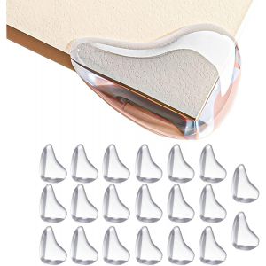Protection Des Coins Et Des Bords, Lot De 20 Protections De Pare-Chocs Pour Bébés Et Enfants, Protection Autocollante Transparente, Pour Coins De Tables Et De Meubles - Neuf