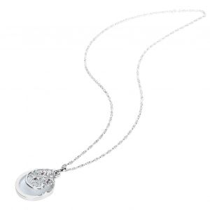 4.5x Collier Loupe En Métal Portable Loupe Chaîne Pendentif Pour Readingsilver - Neuf