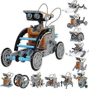 Ventes promotionnelles 12-en-1 Éducation Robot Solaire Jouets-190 Pièces DIY Science du Bâtiment Expérience Kit d'Ingénierie pour enfants jouets cadeaux pour garçons filles Âge - Neuf