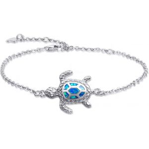 Bracelet En Argent Sterling Pour Femmes Turtle, Infinity, Elephant, Cross Classic Jewellery Pour Les Anniversaires, La Saint-Valentin Ou Les Événements Spéciaux - Neuf