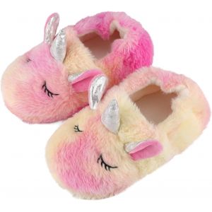 Ihkhu-Chausson Enfant Fille Garcon Animaux Peluche Souple Pantoufle Enfant Antidérapantes - Neuf