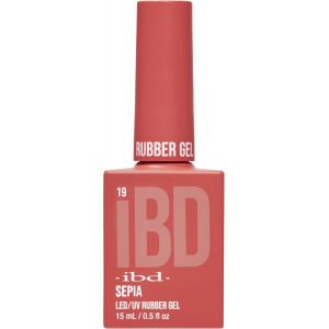 Rubber Gel Sépia - 15 Ml - Fabriqué Aux États-Unis - Vernis À Ongles De Qualité Supérieure Pour Une Manucure Durable, Naturelle Et Lisse - Vernis Led/Uv - Neuf