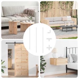 vidaXL Tube PVC 12 pcs Blanc 12,2 x 1,8 x 500 mm Mterialpp et PE - Neuf