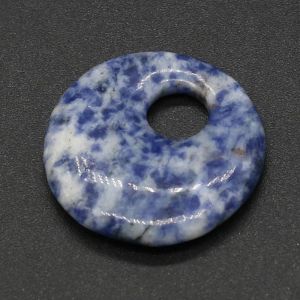 Pendentifs En Pierre Naturelle Turquoises Am&eacute;thystes, 1 Pi&egrave;ce, Perles Amples &Agrave; Grand Trou Pour Bricolage, Collier, Boucle D'oreille, Fabrication De Bijoux, Cadeau De F&ecirc;te--Blue-Vein - Neuf