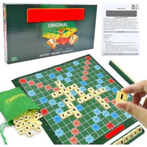 Jeux De Soci&eacute;t&eacute;, Orthographe Jeux, Placez Des Mots Pour Gagner Des Points, Jeu De Plateau-Chaque Mot Compte-A Jouer En Famille Ou Entre Amis - Version Anglaise[Z1511] - Neuf