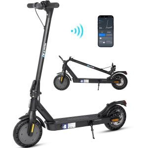 Trottinette &Eacute;lectrique Pliable 30km Autonomie,3 Modes De Vitesse,Pneus 10 Pouces,Anti-Vol Int&eacute;gr&eacute;,App Connect&eacute;e - Neuf