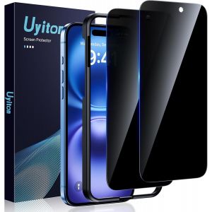 Kal-Pour Iphone 16 Protection D'écran Anti-Espion, 2 Pièces Film Dureté 9h 30° Protection Privacy Anti-Rayures Anti-Espion Protection Pour Iphone 16 - Neuf