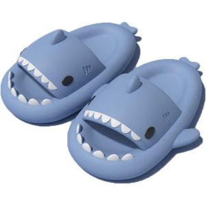Maas-Claquettes De Requin Femme Homme Chaussons Tongs Sandales Femme Été Pantoufles De Douche Antidérapantes Confortables Chaussures De Plage Et Piscine Shark Slides Slippers - Neuf