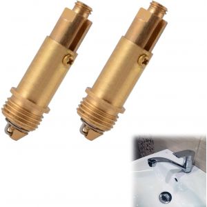 Jgd-Bonde De Lavabo Pop Up,Bassin Pop-Up Remplacement,Bonde De Vidange Lavabo,Bassin Pop Up Click Boulons,Adapt&eacute; &Agrave; La Plupart Des Bouchons De Vidange De Bassin De Baignoire D'&eacute;vier,2 Pi&egrave;ces - Neuf