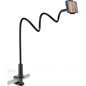 Support De T&eacute;l&eacute;phone Pour Lit Flexible Long Bras R&eacute;glable De En Col De Cygne Pour Iphone, Smartphone, Longueur Totale 90Cm/35 Pouces - Neuf