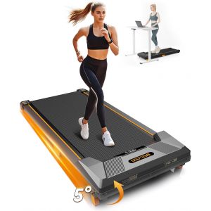 Mevronisshop-Tapis De Course Bestgod, Tapis De Marche Inclinable Sous La Table, Walking Pad 2,5 Cv, Mini Tapis Roulant Compact, Treadmill Avec Télécommande, Capacité De Charge 150kg, Pour La Maison E - Neuf