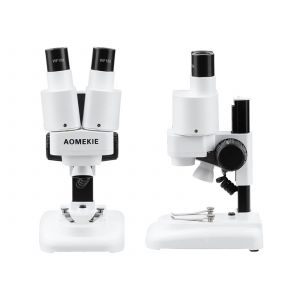 Microscope st&eacute;r&eacute;o binoculaire 20X avec LED pour la r&eacute;paration de circuits imprim&eacute;s et de t&eacute;l&eacute;phones portables - Neuf