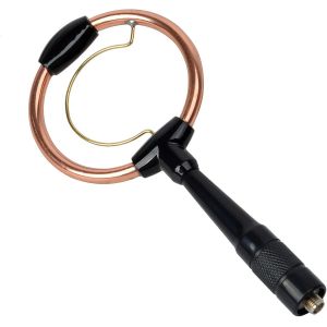 Walkie Talkie Antenna SMA-F Dual Band 144/430MHz VHF/UHF Ring Antenna Compatible with Kenwood TK-360 TK-370 TK-370G UV-5R BF-888S HYT Two Way Radio - Neuf