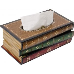 Boîte à mouchoirs rectangulaire en bois de style rétro classique, style antique, pour salle de bain, salon, bureau, voiture, cuisine - Neuf
