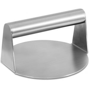 Presse À Hamburger, Presse À Viande Robuste De 14 Cm, En Acier Inoxydable Antiadhésif, Presse À Hamburger Ronde Améliorée Pour Panini, Grill, Steak, Hamburgers (1 Paquet) - Neuf