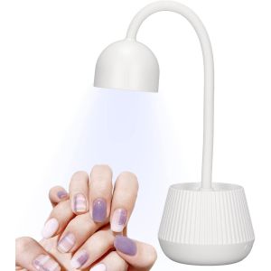 Lampe Sèche-Ongles, 24 W, 365 Nm, 405 Nm, Rotative À 360 Degrés, Avec Chargement Usb, Pour Salon Ou Maison - Neuf