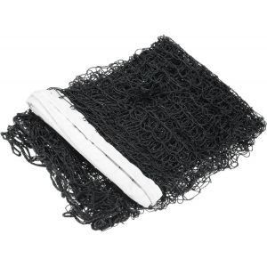 1 Pièce Filet De Badminton Portable,Filet De Volley-Ball De Tennis Pliable Réglable,Filet Sans Noeud Pour Jardin Plage Sports De Plein Air 6.1x0.76m Noir - Neuf