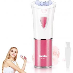 Oayew-Epilateur Electrique Femme - &Eacute;pilateur &Eacute;lectrique Glabre Lisse Avec Lumi&egrave;re Led - Epilateur Femme Sans Fil Pour Visage/Menton/Corps/Maillot/Jambes/Bras - Portable Rasoir Electriques - Neuf