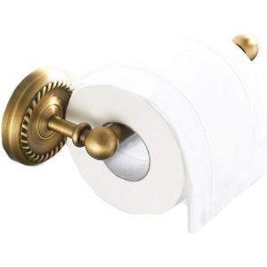 Porte-Papier Toilette Mural Laiton Antique Support de Rouleau de Salle de Bain Rétro Porte-Rouleau de Papier WC avec Support pour téléphone Portable.[U20] - Neuf