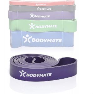 Bande De Résistance Élastique Premium 208cm En Latex Naturel - Résistance Au Choix - Idéal Musculation, Crossfit, Gymnastique, Fitness - Débutants Et Professionnels[Ela710309] - Neuf