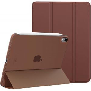 &Eacute;tui Pour Ipad Air 11 Pouces (M3 2025/M2 2024), &Eacute;tui Pour Ipad Air 5e/4e G&eacute;n&eacute;ration 2022/2020 10,9"",Coque Mince Et Intelligente En Pc Dur Translucide,Compatible Avec Touch Id, Brun - Neuf