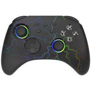 Qubick COSW0019 accessoire de jeux vid&eacute;o Noir Bluetooth Manette de jeu Analogique/Num&eacute;rique Nintendo Switch, PC - Neuf