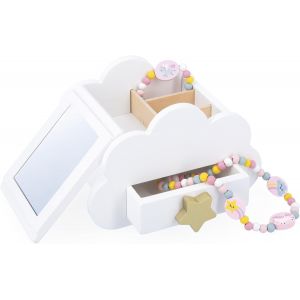 ERYI-- Boite À Bijoux Avec Ouvertures Secrètes - Livré Avec 1 Bracelet Et 1 Collie Sur Le Thème Licorne - Avec Tiroir Et Miroir - 17Cm X 11Cm - Idéal Cadeau D'Anniversaire - Dès 3 Ans - J06462 - Neuf