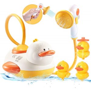 Jouets De Bain Pour Bébé, Arroseur De Canard Jaune, Pommeau De Douche, Jet D'eau, - Neuf