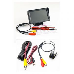 Kit de système de caméra de recul sans fil pour voiture/camion/van/pick-up/RV 4.3 ''système de sauvegarde de vue arrière de Surveillance - Neuf