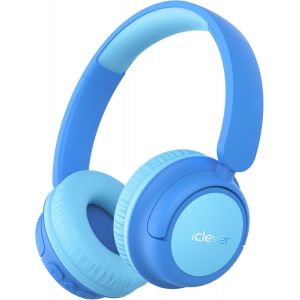 Casque pour Enfant Bluetooth, 60 Heures de Travail, Limitation du Volume 74/85 dBA, Son St&eacute;r&eacute;o, Type C, Bluetooth 5.4, Casque Enfant san Fil avec Microphone pour Tablette/Voyage, Vert - Neuf